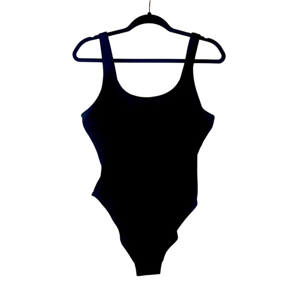 PINK ACTIVE Black One Piece Swimsuit L NWT - Picture 4 of 16